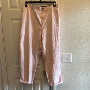 Tommy Hilfiger Pink and Blue Striped Pants